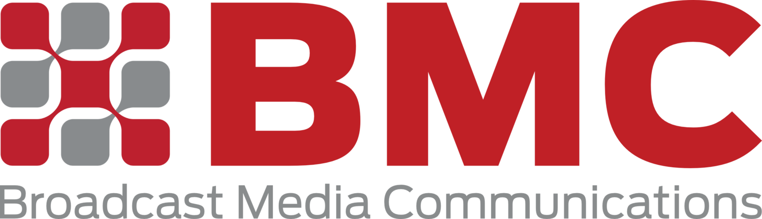 Broadcast Media Communications UK logo