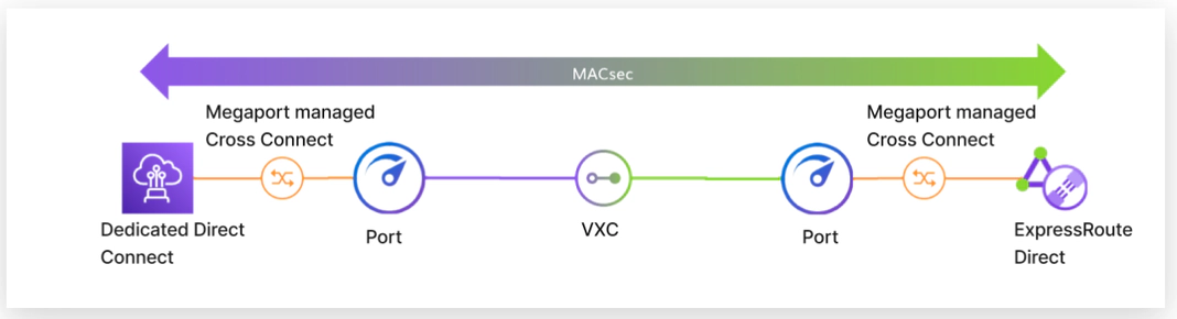 CSP to CSP with MACsec support