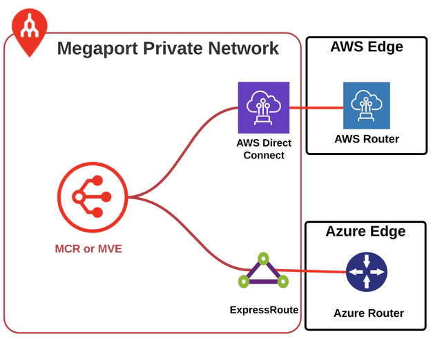 MCR or MVE to two or more CSPs