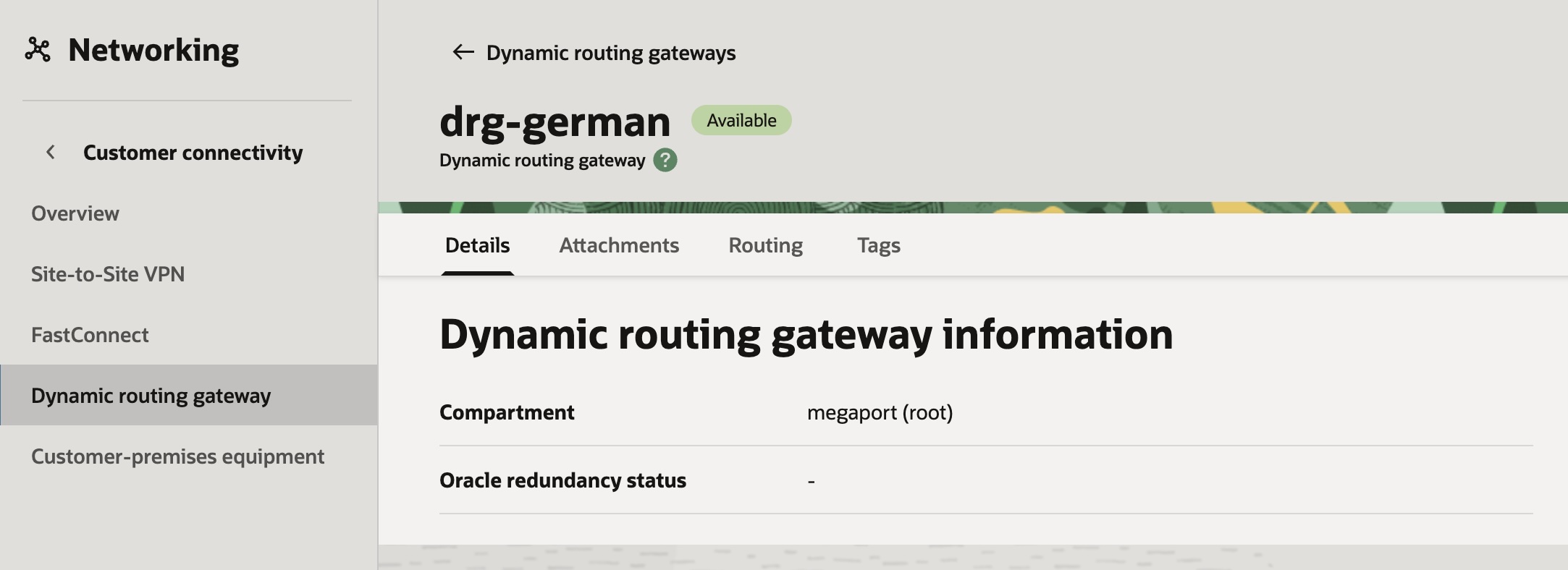 DRG drg-german con estado Available