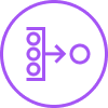 Simplified execution icon