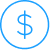 Predictable costs icon