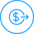 No egress fees icon