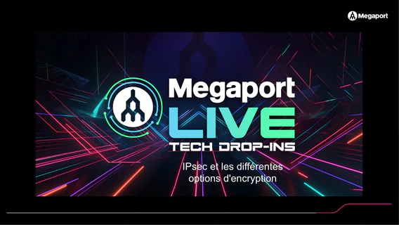 IPsec et options d'encryption avec Megaport